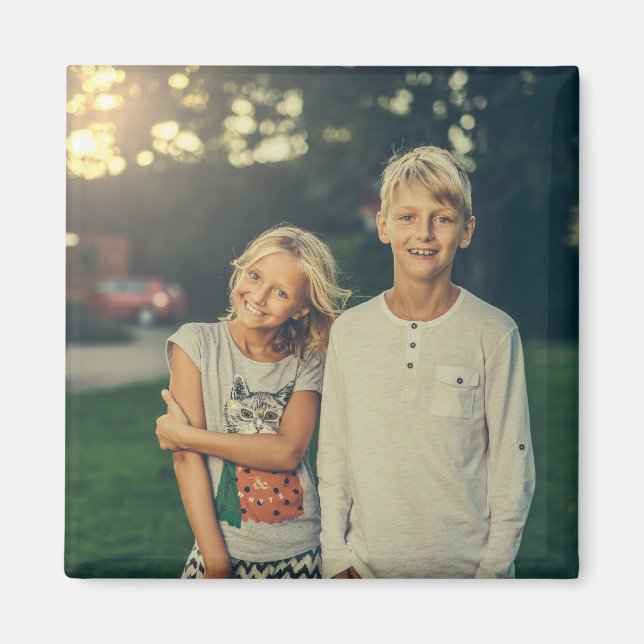 Aimant Magnat personnalisé | Photo personnalisée | Haute  (Devant)