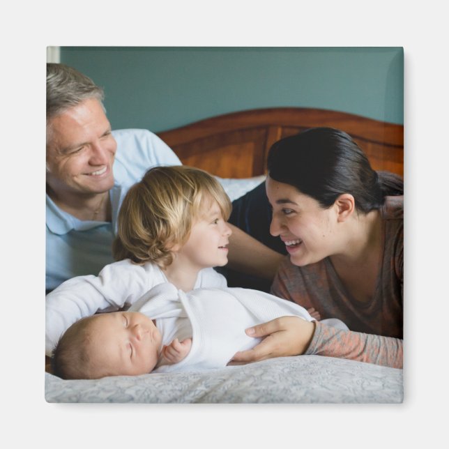 Aimant Magnat photo personnalisé (Devant)