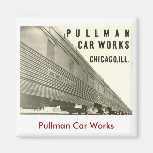 Aimant Magnat Pullman Car Works (Devant)