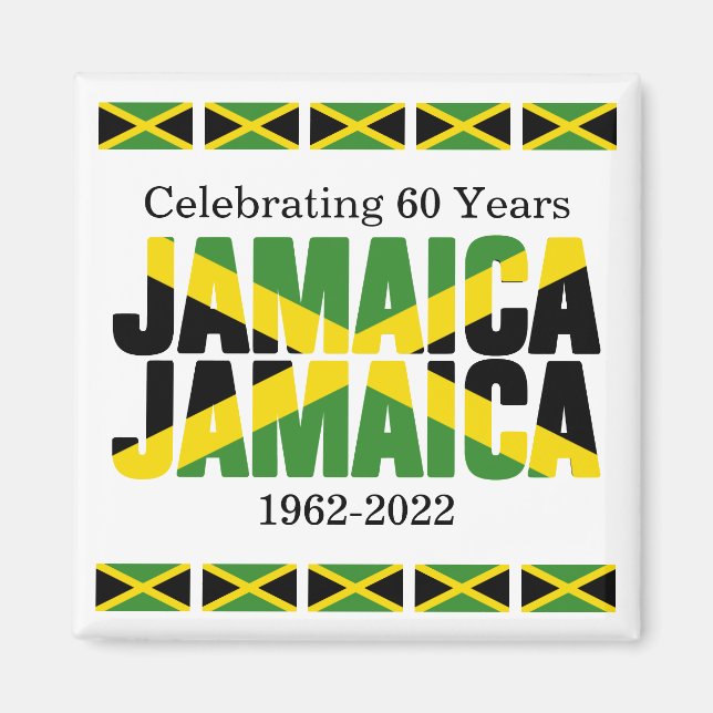 Aimant Magnét JAMAÏQUE JAMAÏQUE de style (Devant)
