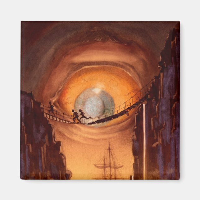 Aimant magnet_Mer des monstres (Devant)