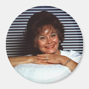 Aimant Magnet, photo personnalisée ronde