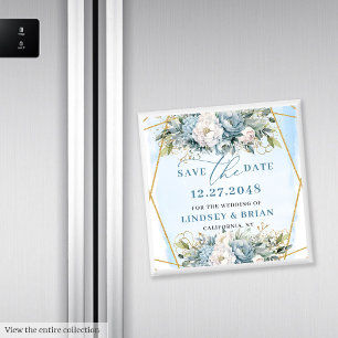 Aimant Magnétiseur de Date En Luxe Poussiéreux Bleu Or Pa