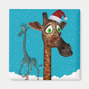 Aimant Magnétite de girafe de Noël
