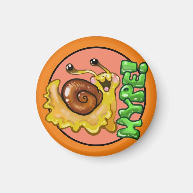 Aimant Magnifique HYPE ! Émote de l'escargot (Devant)