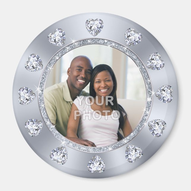 Aimant Magnifique PHOTO encore, Fête de Mariage pas cher  (Devant)