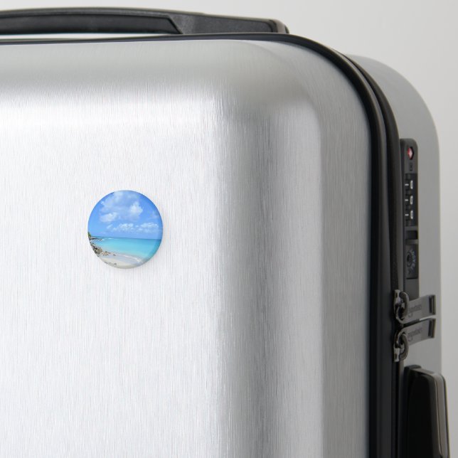 Aimant Magnifique plage tropicale turquoise (In Situ (Bagages))