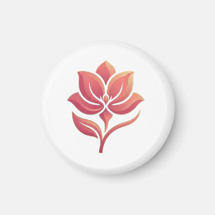 Aimant Magnifique T-Shirt Esthétique Fleur de Lotus Minim