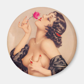 Aimant Magnifique ! Vintage fille épingle