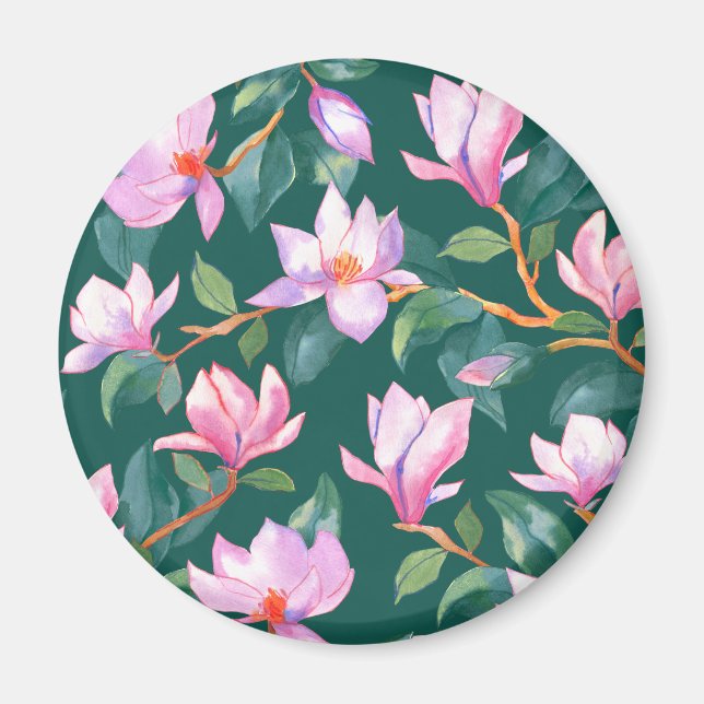 Aimant Magnolia en floraison (Devant)