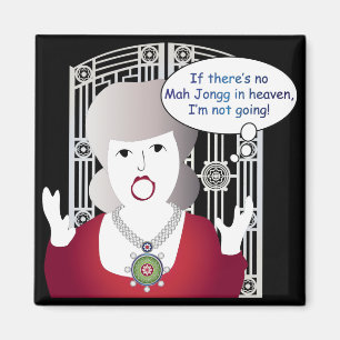 Aimant Mah Jongg Dit Ciel