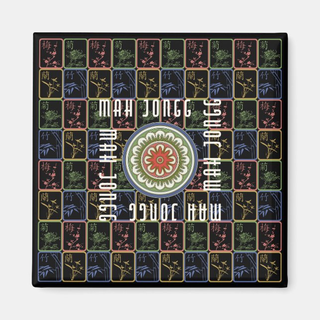 Aimant Mah Jongg Un point magnétique (Devant)