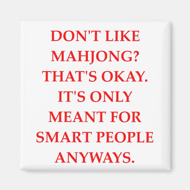 AIMANT MAHJONG (Devant)