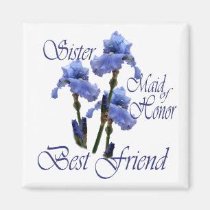 Aimant Maid of Honor/ Blue Iris