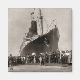 Aimant Maiden Voyage de RMS Lusitania 13 septembre 1907