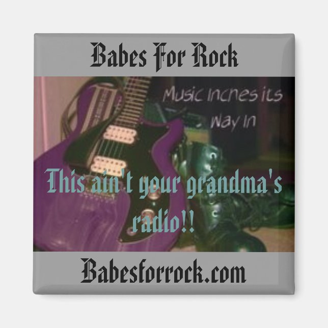 Aimant mail, Babes For Rock, Babesforrock.com, Cet ai... (Devant)