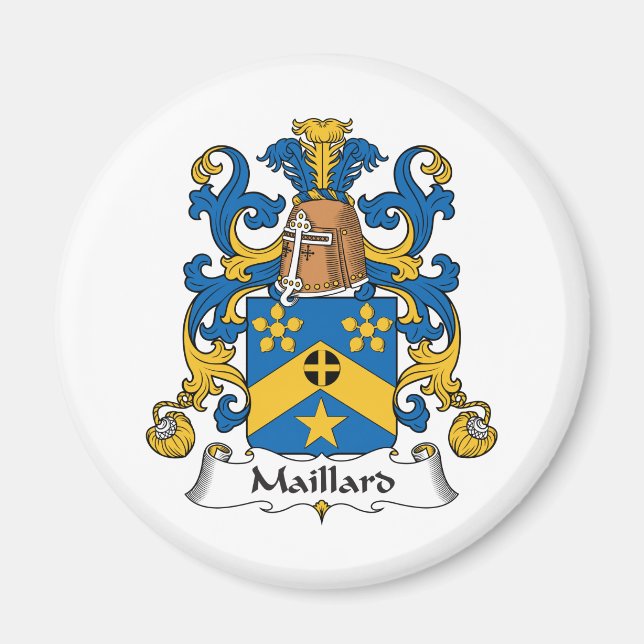 Aimant Maillard Family Crest (Devant)