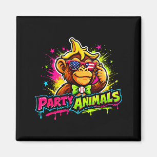 Aimant maillot de baseball Party animals 
