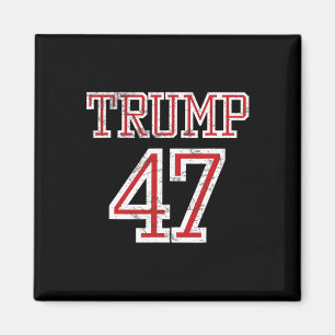Aimant Maillot de foot Trump 47 Président Équipe Style 20