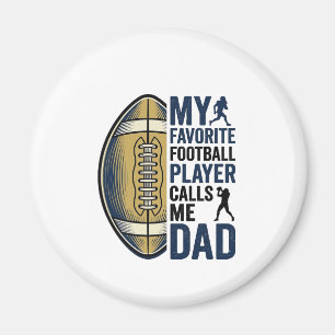 Aimant Maillot Mon Joueur de Football Préféré M'appelle P