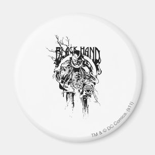 Aimant Main noire 0 Collage graphique, noir et blanc