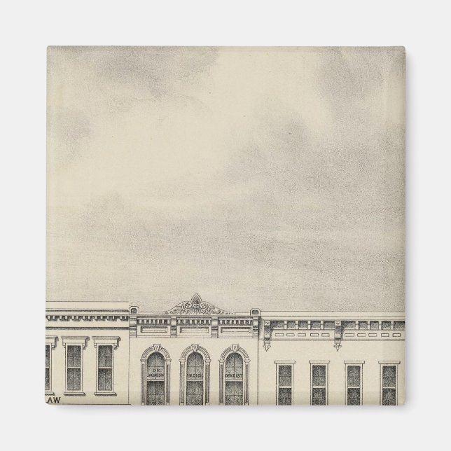 Aimant Main St Woodland 2 (Devant)