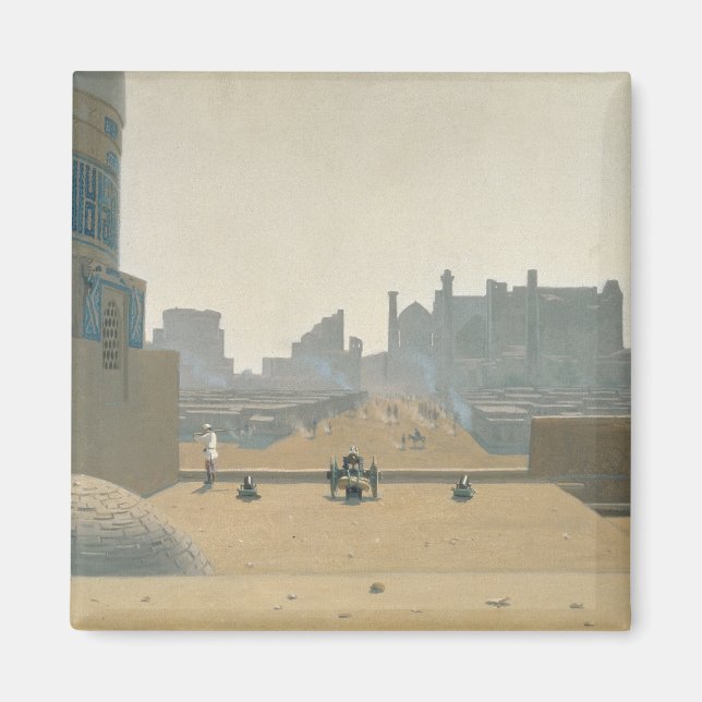 Aimant Main Street à Samarkand, début du matin, 1869-70 (Devant)