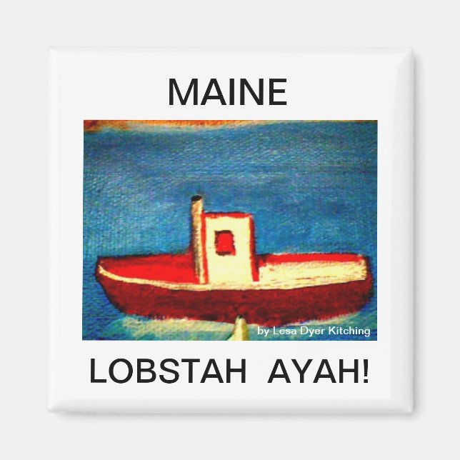 Aimant Maine Lobstah (Devant)