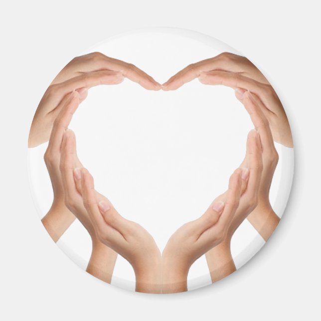 Aimant Mains d'amour (Devant)