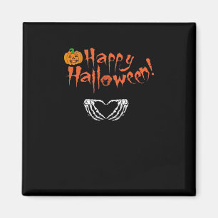 Aimant Mains éffrayantes de squelette. Joyeux Halloween.