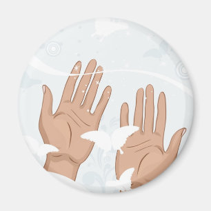 Aimant mains femelles