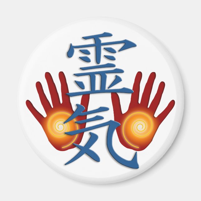 Aimant Mains Reiki (Devant)