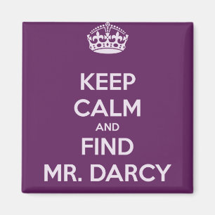 Aimant Maintenez M. Darcy Jane Austen calme et de