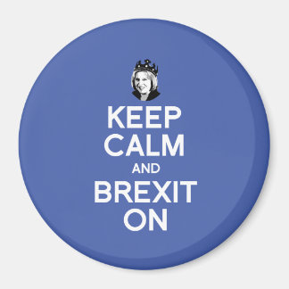 Aimant Maintenir le calme et le Brexit sur Theresa May — 