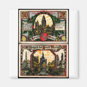 Aimant Mainz 50 Pfg 1921