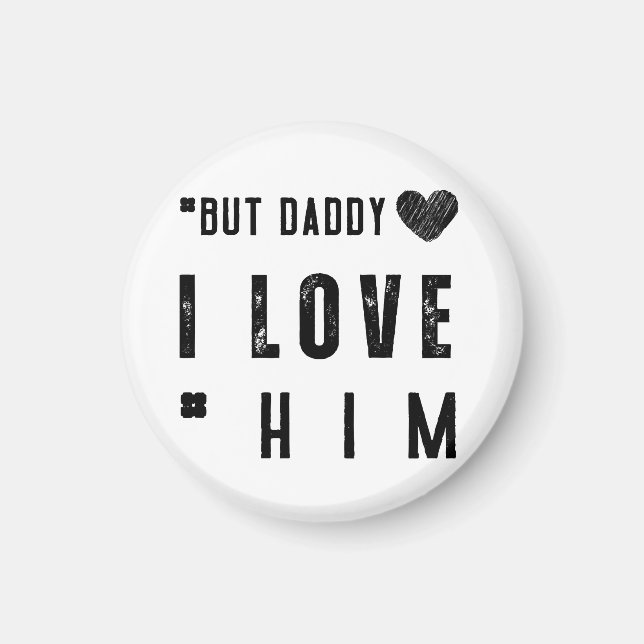Aimant Mais Papa Je L'aime (Devant)