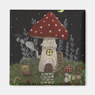 Aimant maison amanita