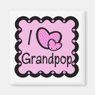 Aimant Maison de grand-pop-hangout préféré