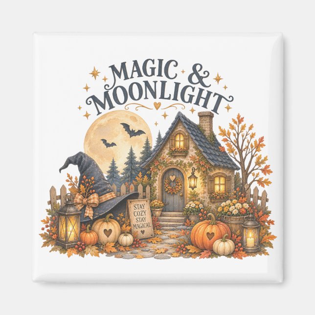 Aimant Maison de Magie et de Clair de Lune Décoration de  (Devant)
