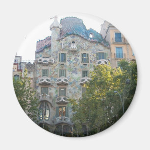 Aimant Maison de style Gaudi à Barcelone