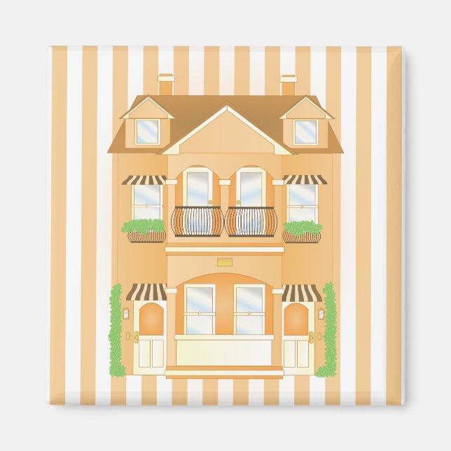 Aimant Maison de ville (Devant)