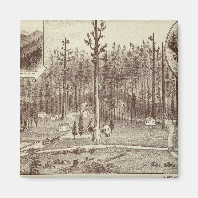 Aimant Maison d'été, résidence de Lewis (Devant)