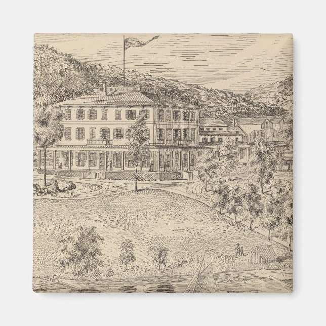 Aimant Maison du lac Dunmore à Salisbury (Devant)