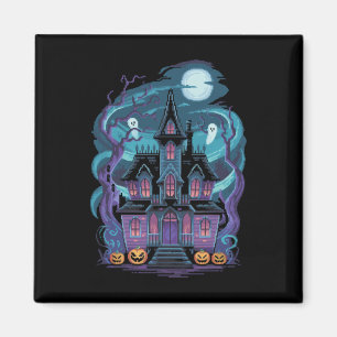 Aimant Maison Halloween Artistes Transylvanie Manoir