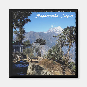 Aimant Maison népalaise, Everest trek, Himalaya - Népal