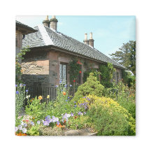 Maisonnette anglaise II avec jardin fleuri Photogr
