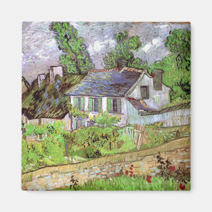 Aimant Maisons à Auvers par Vincent van Gogh