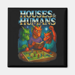 Aimant Maisons Et Humains Drôle De Jeu De Rôle De Jeu Pou
