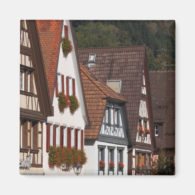 Aimant Maisons traditionnelles d'Allemagne (Devant)