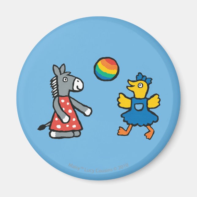 Aimant Maisy à l'école maternelle avec des amis sur l'air (Devant)